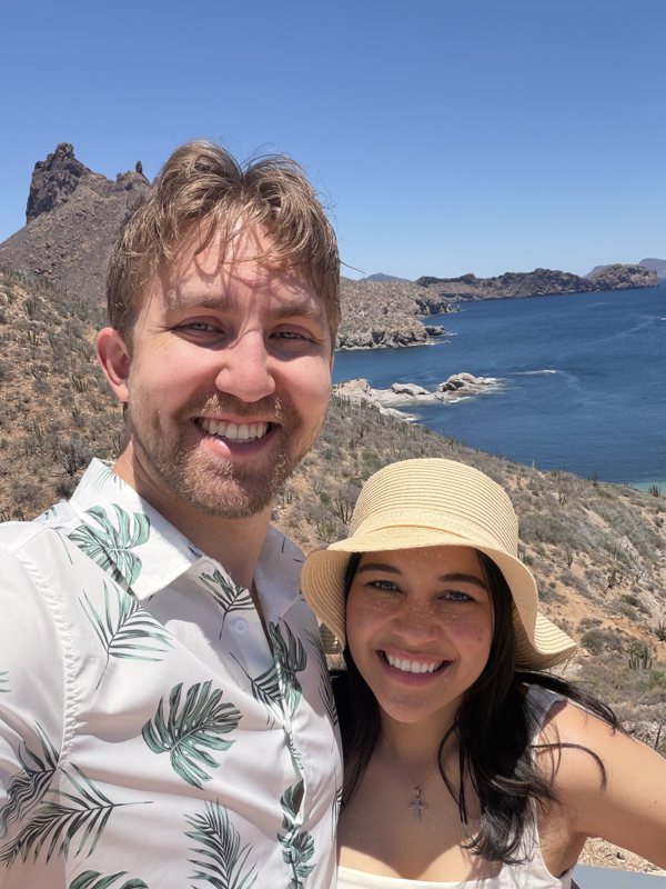 Turquoise bay above San Carlos